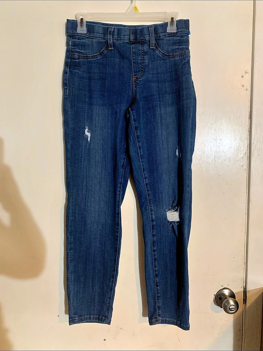 Judy Blue Boyfriend Fit Distressed Boyfriend Jeans in Blue Size S/27